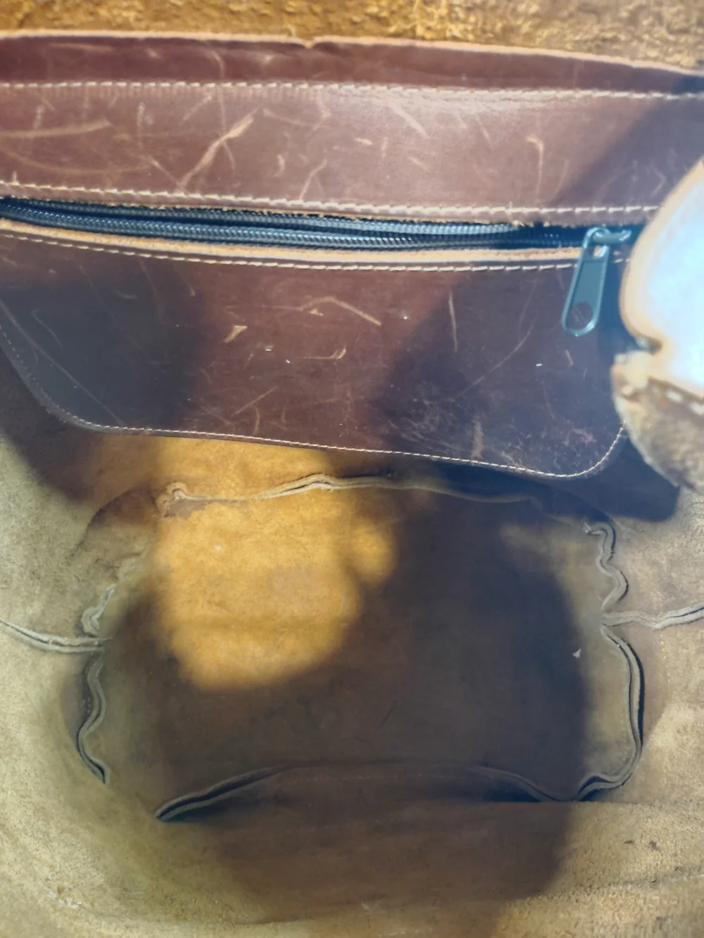 Full Grain Leather Backpack/Briefcase in Brown - Premium Carryall